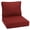 Red, variant on Outdoor Deep Seating Cushion Set, 24" x 24", Waterproof & Fade Resistant Patio Furniture Cushions with Handle, Deep Seat and Back Cushion for Chair and Sofa (1, Red)