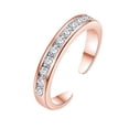thumbnail image 2 of Kdkad Elegant Adjustable Toe Ring for Women, Shining Zirconia Beach Foot Jewelry, Ideal Gift for Her for Summer, Vacation, or Special Occasions, Gift Ready, 2 of 6