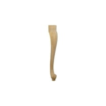 BingLTD - 29 5/6" Tall Unfinished Royal Rubberwood Dining Table Leg - 1 PC (TL29451-RW-UNF)