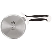Mercer Culinary Millennia Pizza Cutter with White Handle, 5 Inch Wheel, Stainless Steel