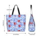 thumbnail image 5 of Balery coffee love cup winter Bolsa Tote Estilo Estético con Cremalleras, Bolsa de Hombro, Bolsa de Compras Grande y Plegable, 5 of 8