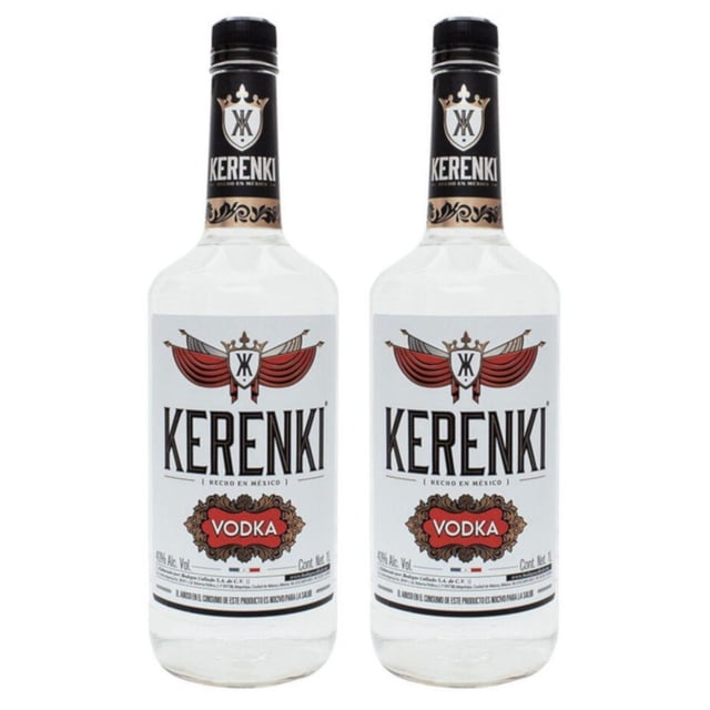 Pack de 2 Vodka Kerenki Vidrio 1 L Kerenki Vidrio