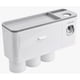thumbnail image 1 of Porta Cepillos Dentales Pared Con Dispensador De Pasta Modelo Blanco, 1 of 4