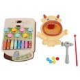 thumbnail image 1 of Juego multifuncional Whack, juguete interactivo para bebés, juego musical Whack Mouse, juguete educativo para niños mayores de 3 años, 1 of 8