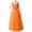 Orange, variant on XEGLSBU Skirts for Women Knee Length Elastic Waist Women Boneless Wedding Mesh Porcelain Color Petticoat Puffy Long Tutu Skirt Blue1 One Size