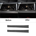 thumbnail image 1 of Real Bright Soft Car Interior Carbon Fiber Sticker Decoration2Pcs Carbon Fiber Side Cupholder Cover For Volvo V60 S60 2010-2017Auto Car Protection Interior Accessories, 1 of 8