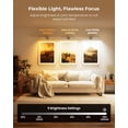 thumbnail image 4 of Wireless LED Picture Light for Wall Art with Remote, 3 Color Temps, Dimmable, 12000mAh Battery Operated Sconce for Gallery Library Museum Frame Painting Artwork Photo Display, 4 of 9