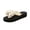 White, variant on BRICH Womens Bow Platform Flip Flops Comfortable Summer Beach Wedge Thong Sandals White 7