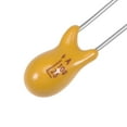 thumbnail image 3 of 10uF Tantalum Capacitor 25V 2 Pin Yellow Radial Dipped Tantalum Bead Capacitors 20pcs, 3 of 4