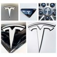 thumbnail image 2 of Autocollant Logo pour Tesla Model X, Ensemble de 14 Pcs (Multi-Couche Perle Blanche), 2 of 4