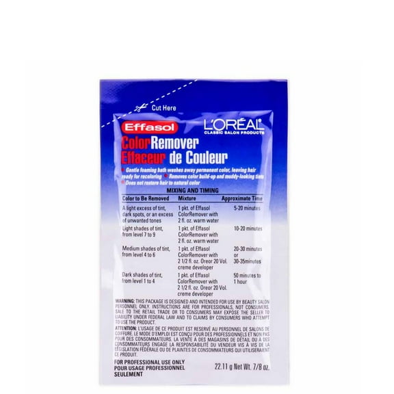 L'Oreal Effasol Color Remover Single Packet 7/8 oz HC-LRL500500