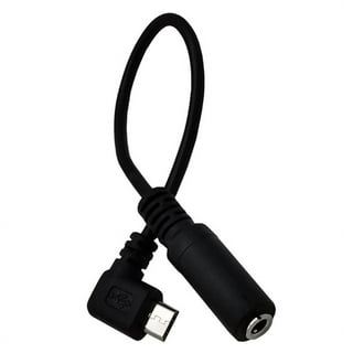 USB MICRO B 5 PIN TO 4-POLE 3.5mm MALE JACK AUDIO CAR AUX CONNECTOR CABLE  LEAD