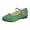 A-Green109, variant on Yuanlong Women's Casual Shoes Suede Buckle Strap Wedge Mary Jane Solid Color Comfortable Stylish Holiday Shoes