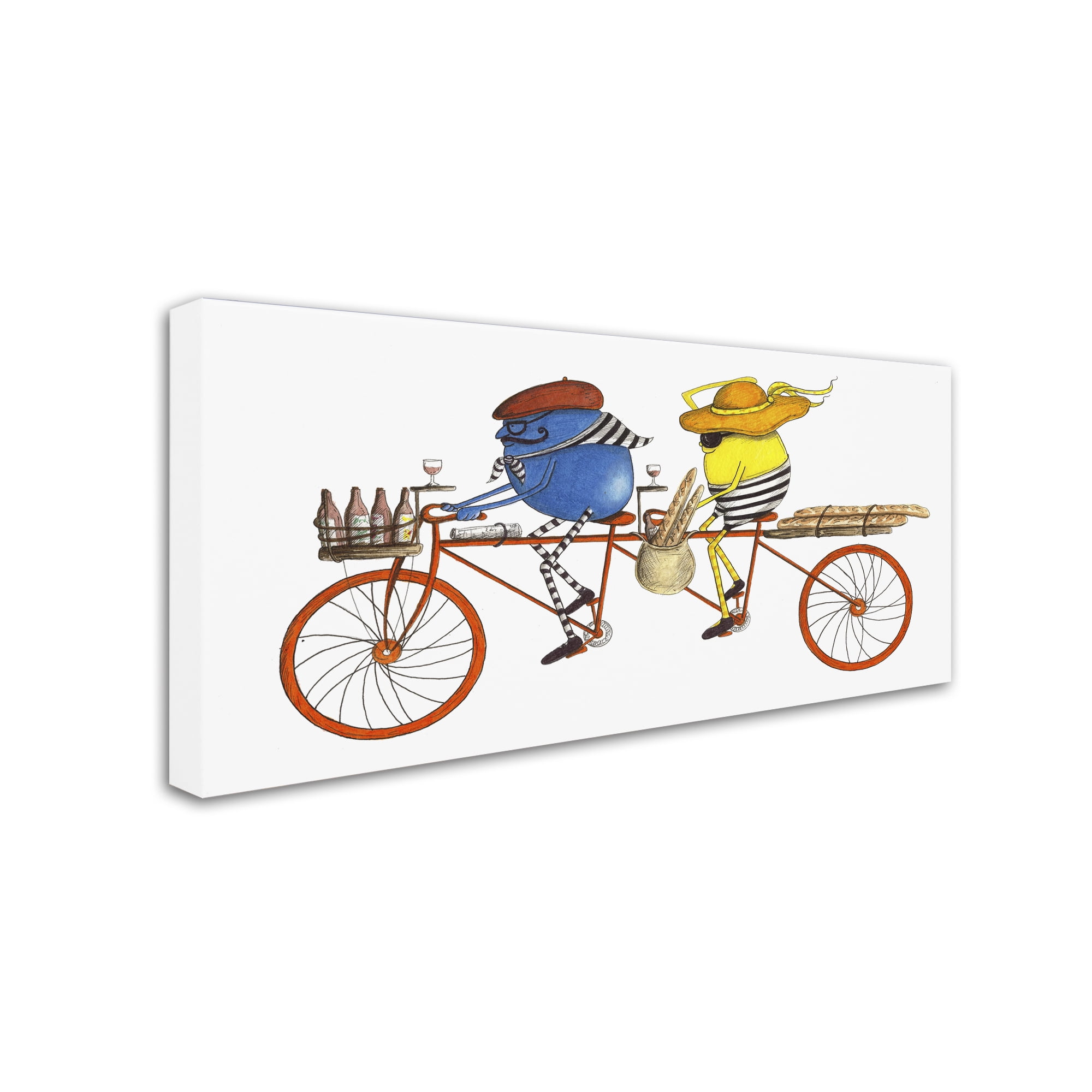 Trademark Fine Art 'Picnic' Canvas Art by Michelle Campbell
