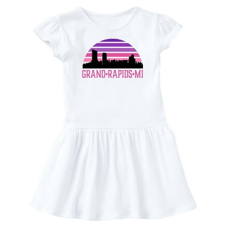 

Inktastic Grand Rapids Skyline Gift Baby Girl Dress