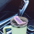 thumbnail image 3 of Tapa de repuesto para vaso de 40 oz compatible con Stanley Cup, paquete de 2 tapas de repuesto transparentes compatibles con vasos de viaje Stanley, cubiertas de vaso a prueba de derrames para, 3 of 5