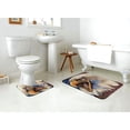 thumbnail image 4 of Xecao Eagle With USA Flags 2-Piece Vintage Seamless Anti-Skid Mat Set, featuring a stylish pattern for a safe and elegant toilet rug experience, 4 of 6