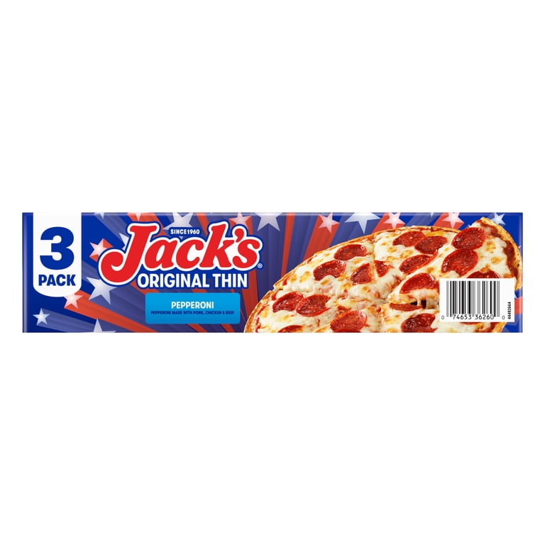 aokitchen♡ Jack's Frozen Meat Pizza, Pepperoni and Cheese, Original Thin