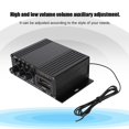 thumbnail image 4 of Sonew Household Aluminum Alloy HiFi Power Amplifier 12V with Remote Control Compatible for Various Digital Devices,Adjustable Power Amp,HiFi Power Amplifier, 4 of 10