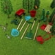 thumbnail image 5 of Juego de Mini herramientas de 14 Uds., herramientas de jardinería de simulación 1:12, Mini ornamento, muebles de jardín, herramientas múltiples,, 5 of 7