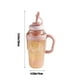 thumbnail image 2 of Vaso grande de plástico con aislamiento y tapa - 1,2 litros (40 oz) - Hermético - Ideal para bebidas frías, hidratación en el campus, actividades al aire libre y regalos. Aestivo | Rosa |, 2 of 7