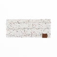thumbnail image 5 of C.C Confetti Sherpa-Lined Fleece Headband Soft and Stretchy Ear Warmer Head Wrap, Ivory, 5 of 9