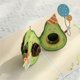 thumbnail image 3 of 3D Pop up Avocado Birthday Card Foldable Greeting Card Festival Holiday Paper Cards for Birthday Wedding New Year, 3 of 4