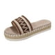thumbnail image 1 of Amzcrzy Zapatos de mujer,Zapatos de mujer,Zapatillas de mujer, Sandalias de estilo étnico para mujer, suela gruesa, con boca de pez, pantuflas de cuerda color caramelo Sandalias Mujer Zapatillas De C, 1 of 7