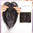 thumbnail image 1 of Peluca de mujer con flequillo invisible y pelo esponjoso que cubre el cabello blanco y sedoso, 1 of 5