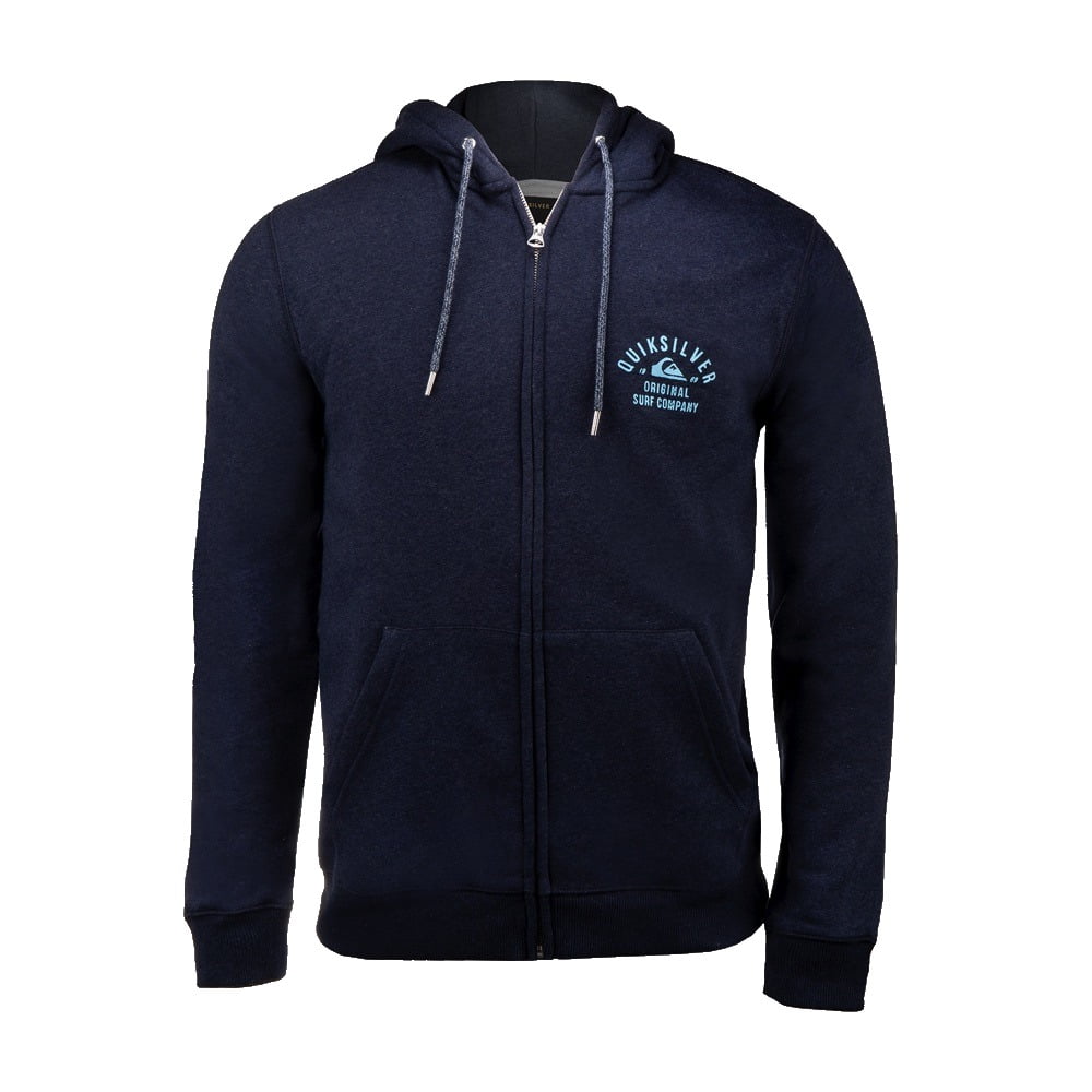 Quiksilver Mens Sweater Navy Small Fleece Hooded Full Zip S Walmart