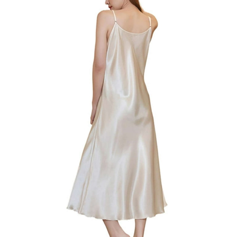 Gustave V Neck Silk Nightgowns for Women Sexy Satin Chemise