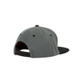 thumbnail image 3 of Top Headwear Polyester Two-Tone Flat Bill Snapback - Grey/Black, 3 of 3