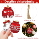 thumbnail image 4 of 48pzs Esferas De Navidad Redondas De Madera Con Cuerda 6.5cm Xtellar Rojo, 4 of 4