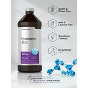 Liquid Hyaluronic Acid Supplement | 100 mg | 16 oz | Mixed Berry Flavor | by Horbaach
