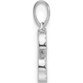 thumbnail image 2 of 14K White Gold Diamond Letter S Initial Pendant(Length 16) - Jbsp, 2 of 5