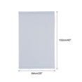 thumbnail image 2 of Unique Bargains Rideau Occultant pour Porte, 25 Pieds L x 40 Pieds L Rideau de Porte pour Fenêtre Française 1 Panneau, Blanc Or, 2 of 7