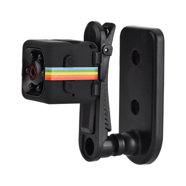 VBESTLIFE Mini Cámara Deportiva 1080P HD Girar 360 grados Celsius cámara de Acción de Visión Nocturna IR DV Lente Gran Angular 140 con Batería Dentro Admite Tarjeta TF 32 ANGGREK Otros