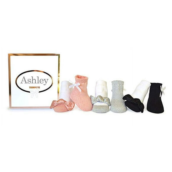 Chaussettes - Trumpette - Assorties Pastel Filles (Ensemble de 6) 0-12M
