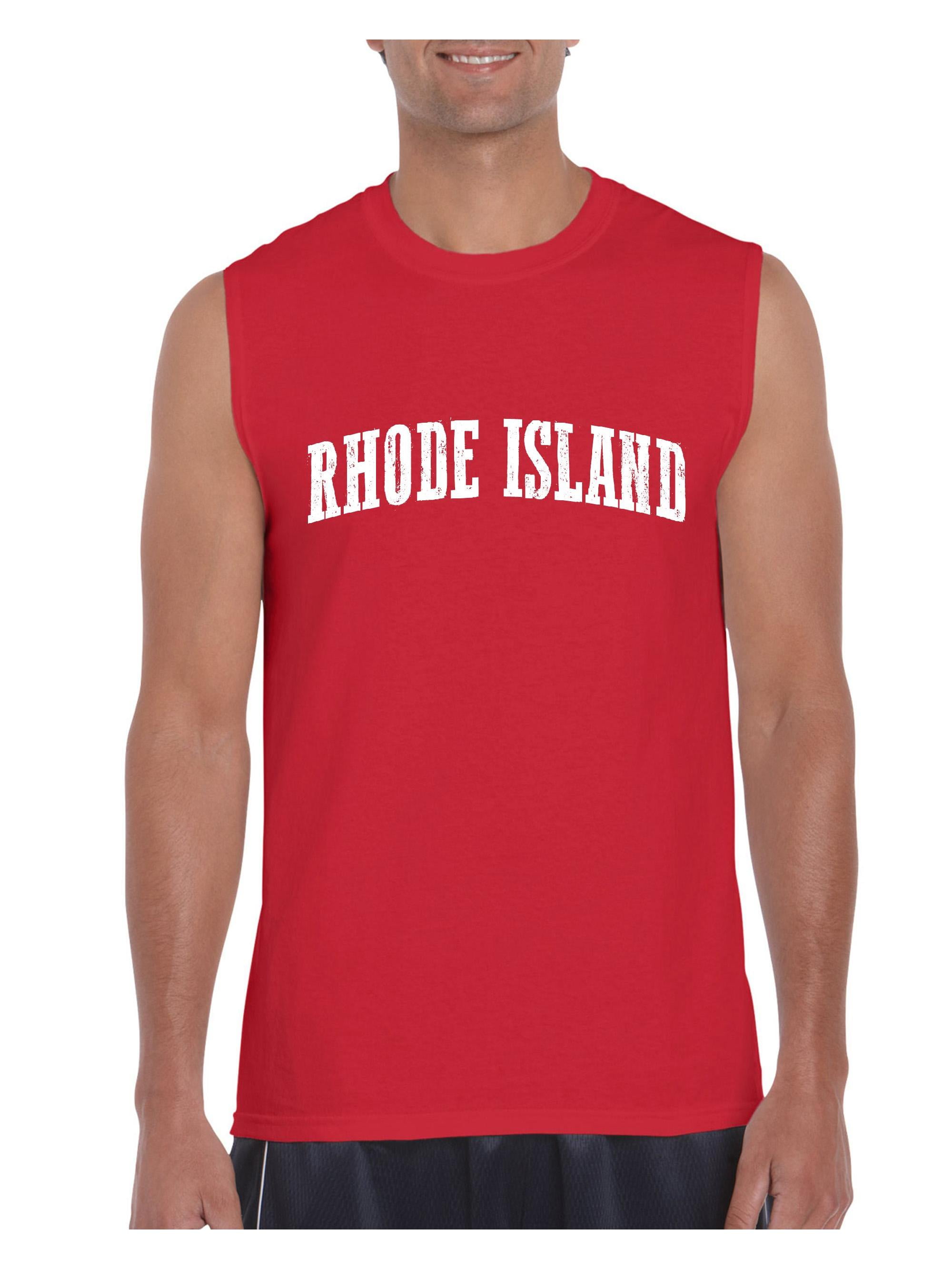 Mom's Favorite Mens RI Rhode Island Ultra Cotton Sleeveless TShirt