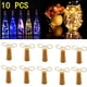 thumbnail image 2 of 10 luces para botellas de vino con corcho, 3 m, minicadenas de luces de corcho para botellas de licor, manualidades, decoración de fiestas y bodas, 2 of 5