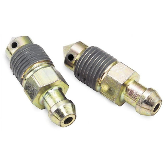 Goodridge Speed Bleeder Brake Bleeder Screw with Built-In Check Valve, 3/8-24 Thread, Stainless Steel, 2-Pack (SB3824)