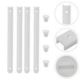 thumbnail image 1 of 4 Pcs Drawers The Slide Replacement Parts Slides Heavy Duty Rail Furniture Guide, 1 of 8