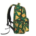 thumbnail image 3 of Xecao Pizza Backpack, a stylish and functional choice for both men and women, is the perfect basic bookbag for college, work, or travel, 3 of 5