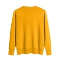 thumbnail image 4 of Leidass Women V Neck Button Front Knit Cardigan Long Sleeve Ribbed Trim Relaxed Fit Solid Casual Sweater Ginger S, 4 of 4
