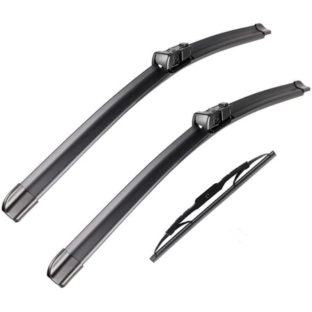 3 Wipers Factory 24" 17" 13" for GMC Terrain Chevrolet Equinox 2010-2017 Original Equipment Replacement Front and Rear Windshield Wiper Blade -(Set of 3)