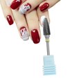 thumbnail image 4 of Brocas para uñas Cabezales de molienda de cerámica / Dispositivo de reemplazo de manicura / Lima de pulido / para manicura pedicura Uso en - negro XF negro, 4 of 6