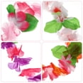 thumbnail image 4 of GOOHOCHY 6 juegos de collares de flores hawaianas, coronas de verano, guirnaldas para fiestas luau, pulseras de flores tropicales y diademas., 4 of 8