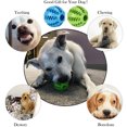thumbnail image 5 of Pelota de juguetes para la dentición de perros, rompecabezas IQ para perros, juguetes para masticar para cachorros, limpieza de dientes de perros pequeños y grandes, 5 of 5