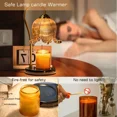 thumbnail image 6 of Tulip Flower Warm Candle Lamp French Retro Bedroom Bedside Lamp Fireless Fragrance Atmosphere Table Lamp, 6 of 6