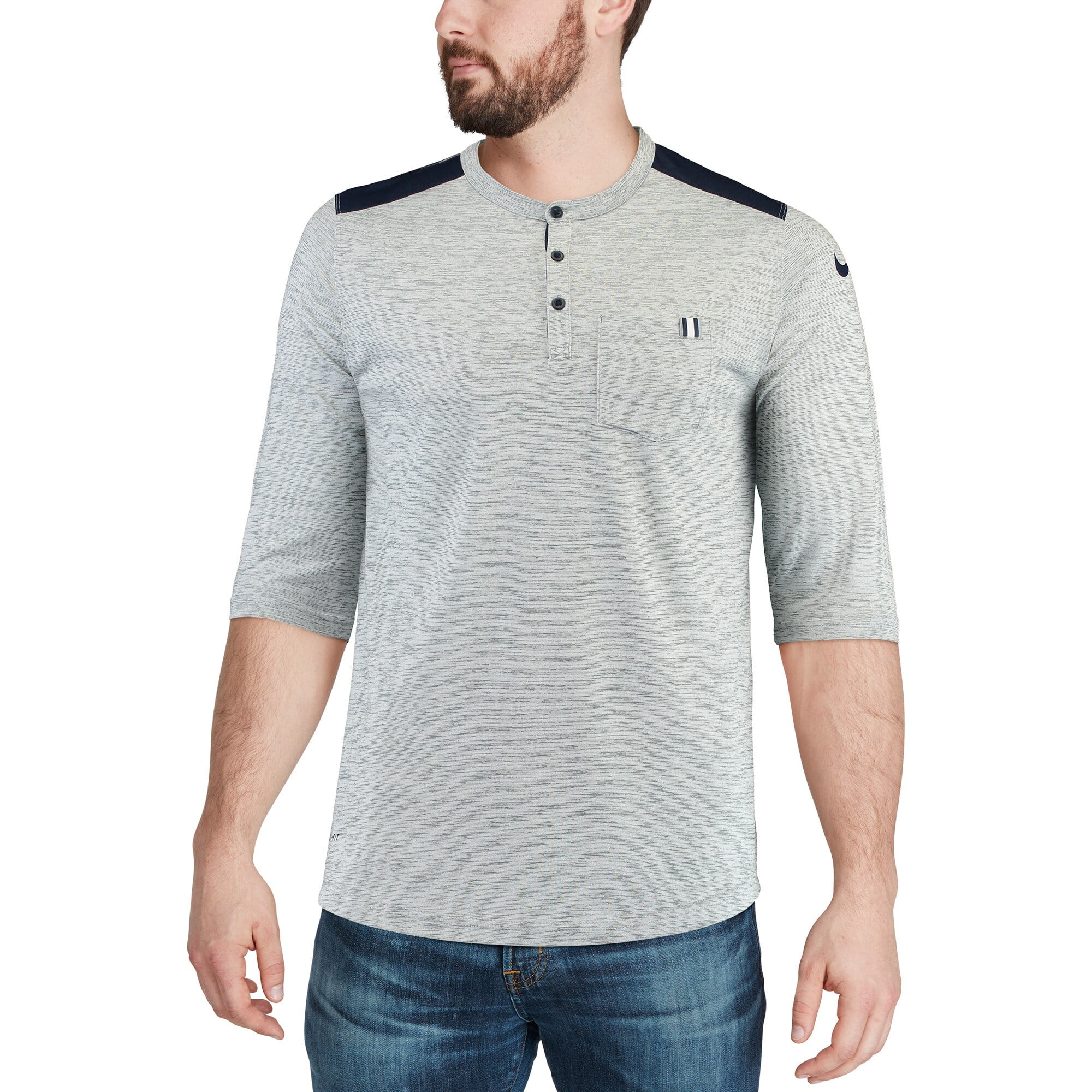 dallas cowboys henley shirt
